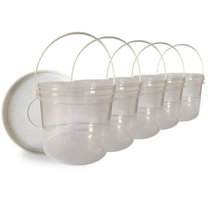 Fermentador De Cerveja Artesanal Transparente 2.2L 5 Pçs
