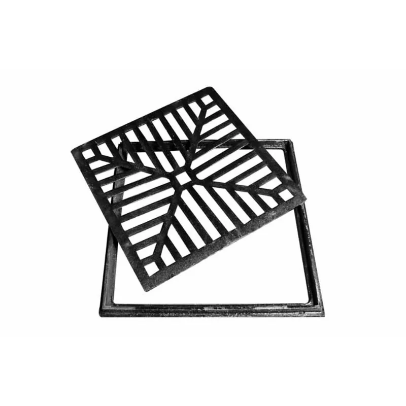 Ralo Côncavo Ferro com Caixilho 40x40cm GDA