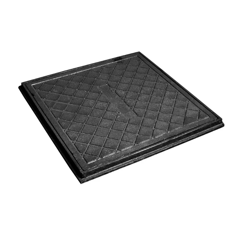 Tampão Simples Ferro com Caixilho 40x40cm GDA