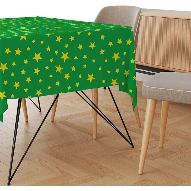 Decoração Copa do Mundo TNT Estrelas 1,40M 40G Verde e Amarelo Dekorama - OUTRAS MARCAS - Casa E Construção