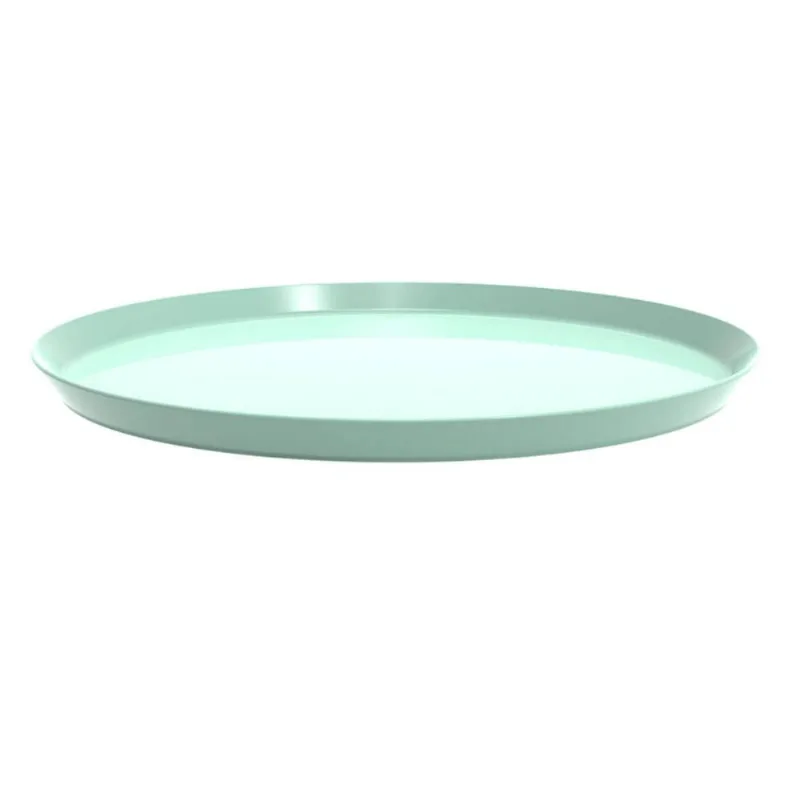 Bandeja Redonda 28cm Verde Menta Servir Bubble Crippa Bar Restaurante