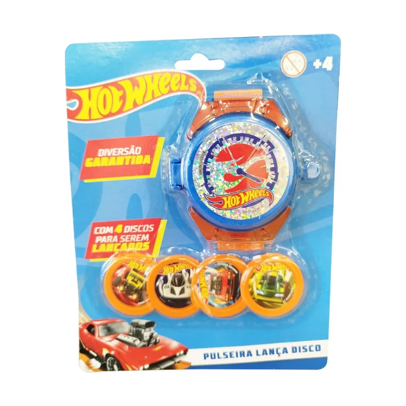 Pulseira Lança Disco - Hot Wheels - Toyng