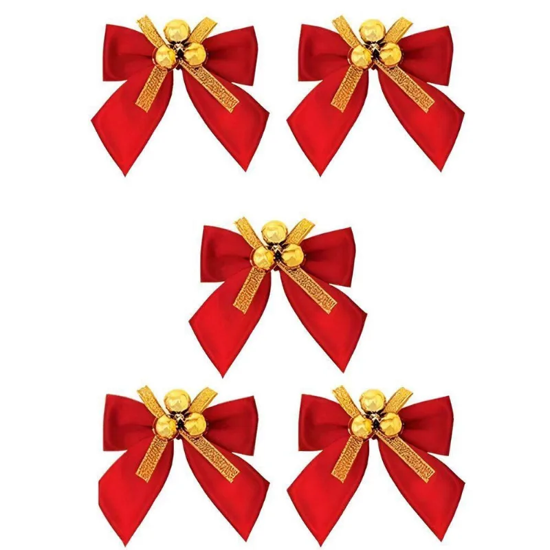 Kit 30 Laços De Bolinhas 9cm Decoração Brilhante Natalina