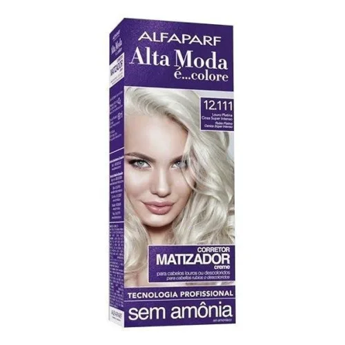 Tintura Permanente Matizador Alta Moda - ALTA MODA - Higiene E Beleza