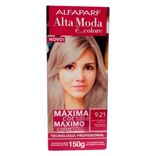 TINTURA ALTA MODA 9.21 LOURO CLARISSIMO IRISE CINZA - ALTA MODA