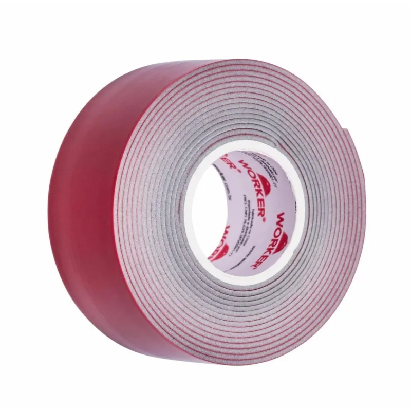 Fita Dupla Face 25mmx2m Externo Worker Cinza - Worker - Papelaria
