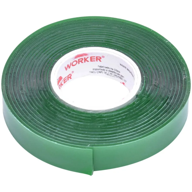Fita Dupla Face 12mmx2m Transparente Worker - Worker - Papelaria