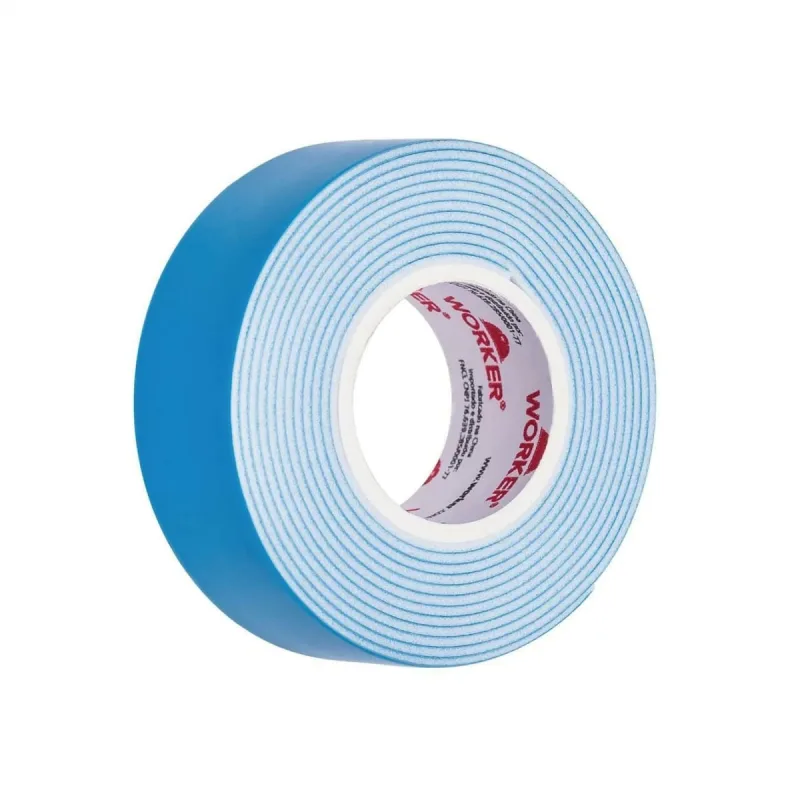 Fita Dupla Face Espuma Uso Interno E Externo 19mm X 1,5m Worker - Worker - Papelaria