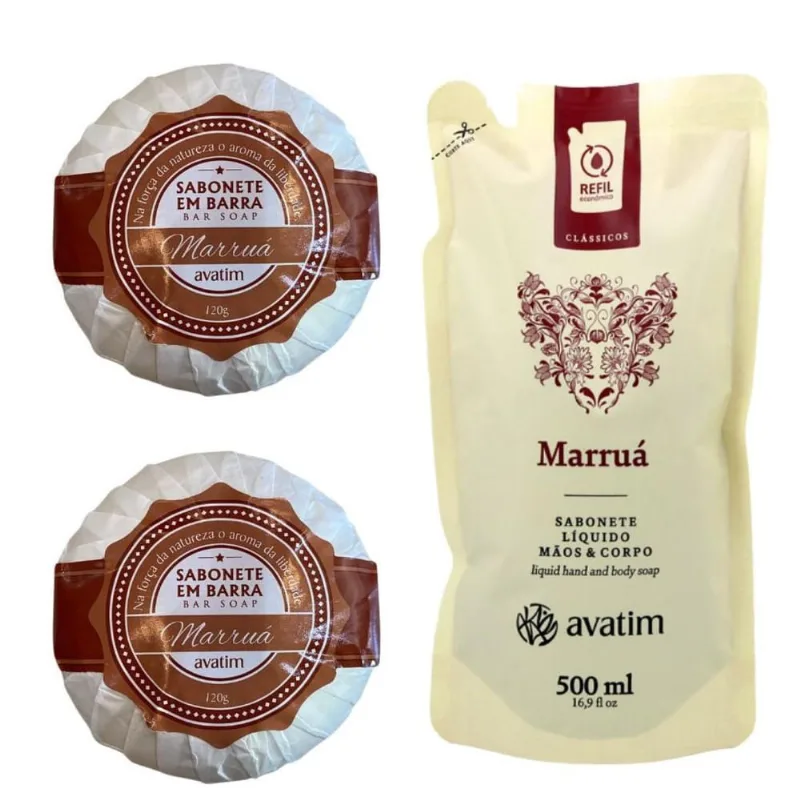 Kit Sabonete Marruá Avatim