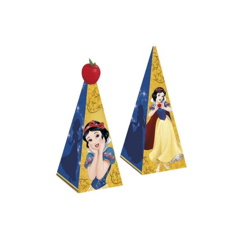 Caixa Cone Para Doces Branca de Neve Clássica com8 Regina Festas