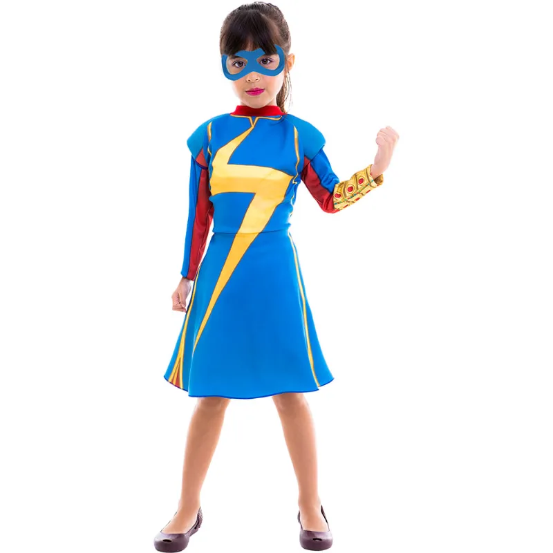 Fantasia Infantil - Disney - Marvel - Miss Marvel - Clássica - Regina Festas - M