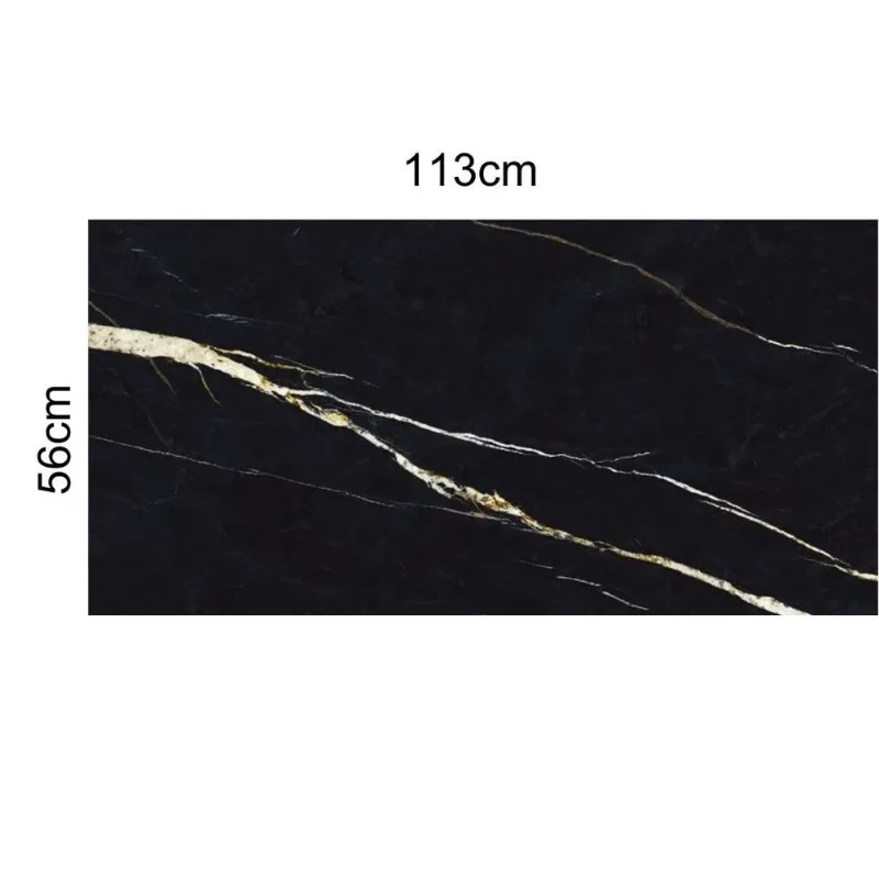piso (a) retificado/polido armani 56x113cm incopisos black - VPR313005A