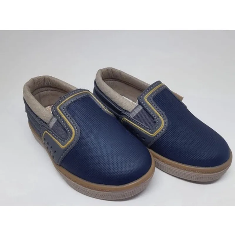 Tênis Infantil Kidy Slip-on Iate Masculino Elástico Azul