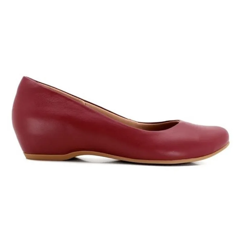 Sapatilha Feminina Napa Salto Embutido Usaflex Rebu Original