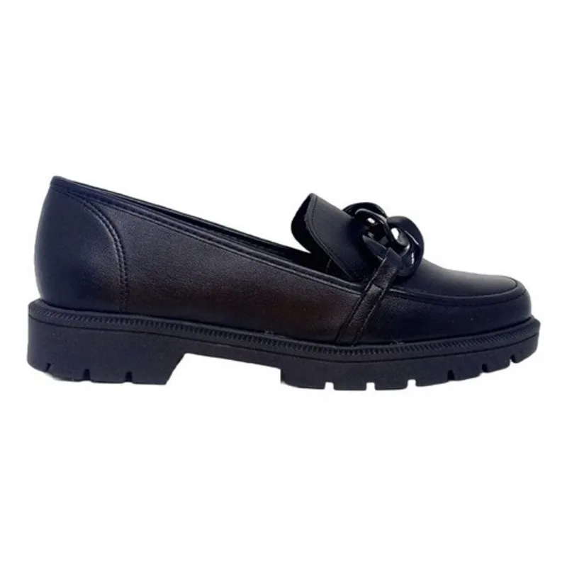 Sapato mocassim feminino beira rio tratorado corrente