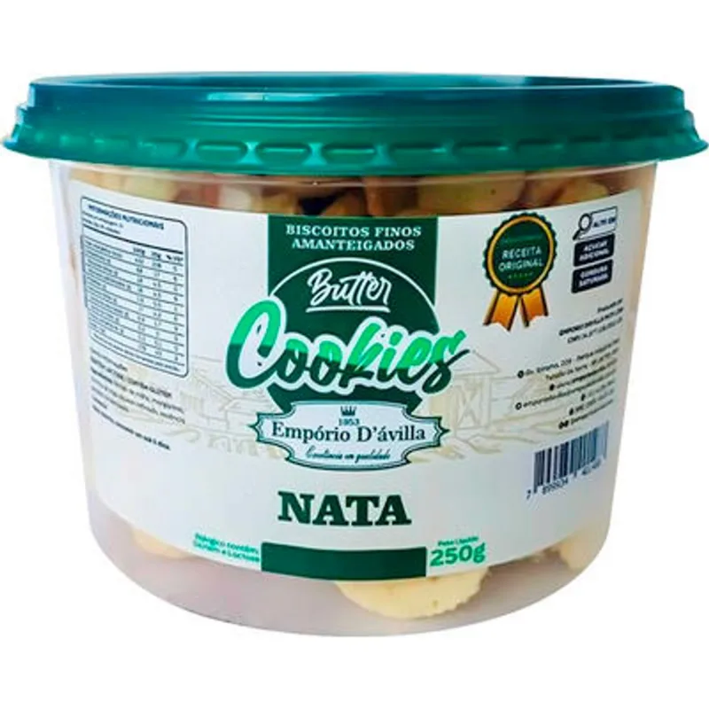 Biscoito Amanteigado Empório D'ávilla Nata 250g