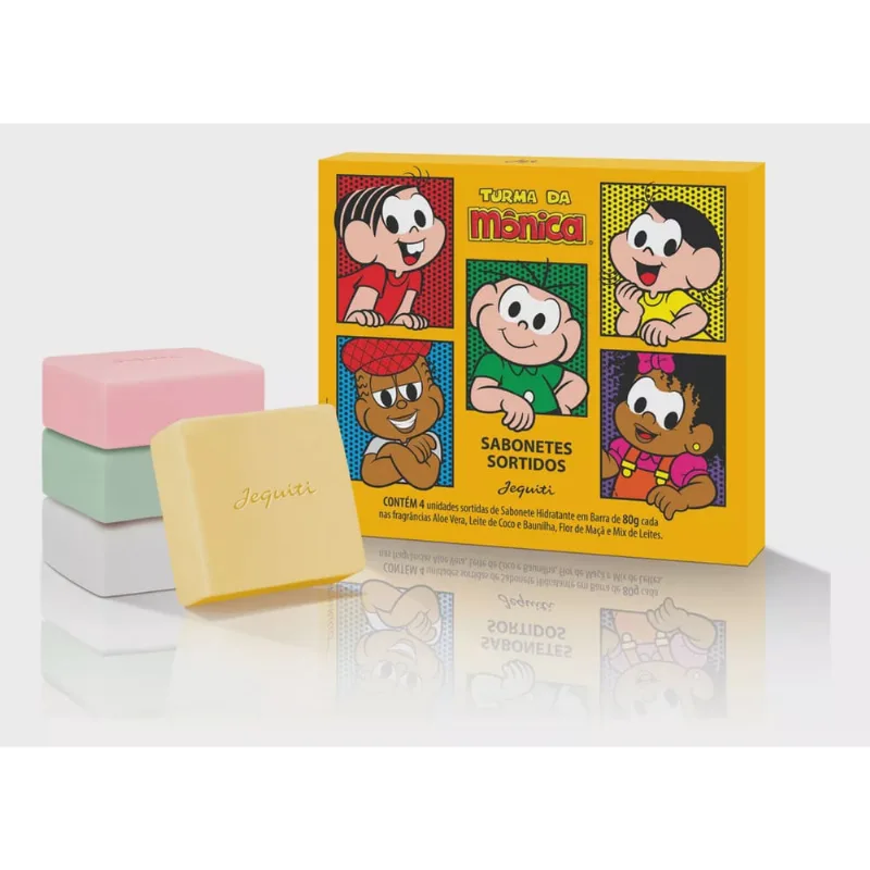 Sabonetes Sortidos Turma Da Monica, 4x80g 4x 80g