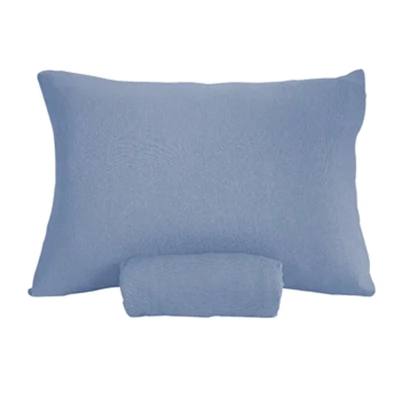 Jogo de Cama Liso Casal Azul