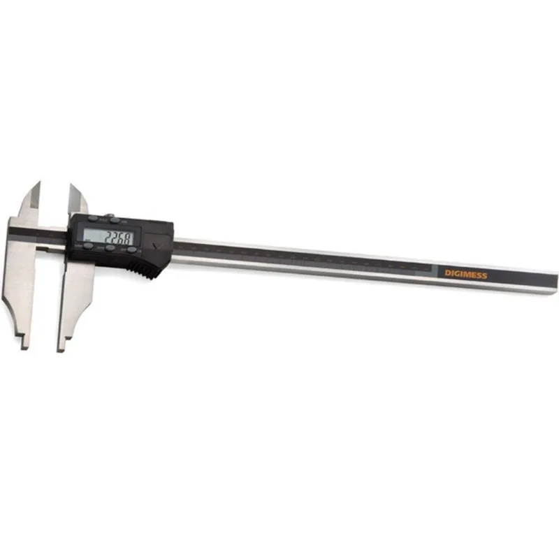 Paquímetro Digital Para Serviço Pesado Com Orelhas Para Medição Externo - 600mm/24" - Prof. Do Bico 150 Mm - Graduação 0,01mm/.0005"