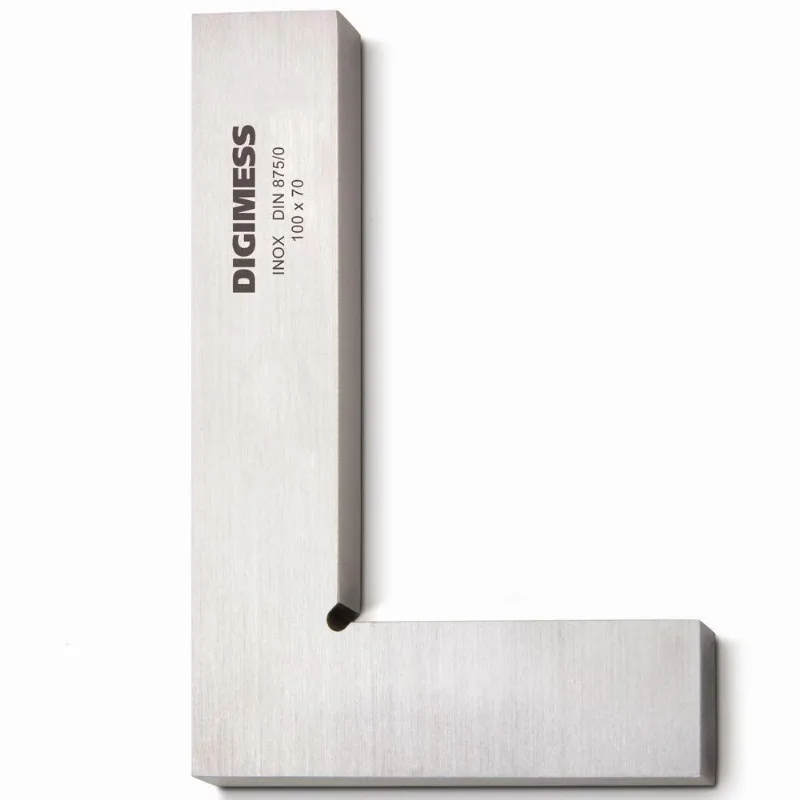 Esquadro De Precisão Plano Sem Base - Classe 1 - Cap. 200 X 130 Mm - Din 875 - Ref. 170.069-1