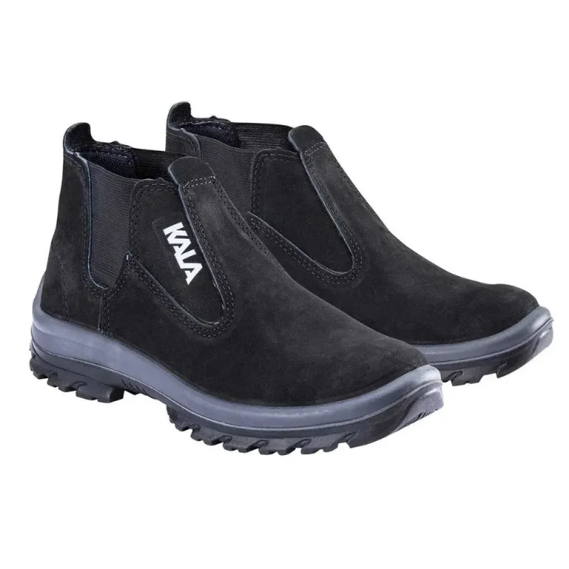 Botina Elástico Agro N38 Nobuck Preto Kala CA 30257