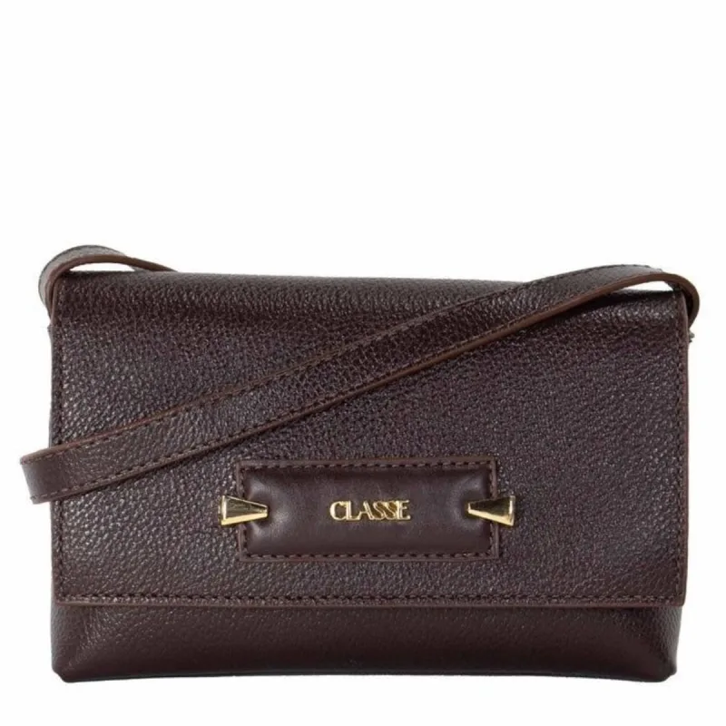 Bolsa Classe Feminina Transversal em Couro 3606 - Classe - Moda