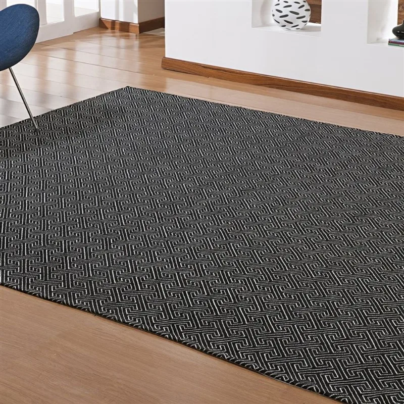 TAPETE PATNA 2,00 X 2,50 PRETO