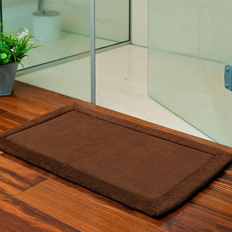 TAPETE MICRODRY 0,60 X 0,90 CHOCOLATE/UNICO