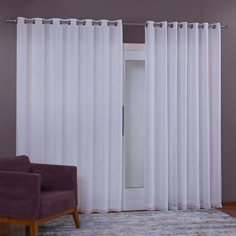 CORTINA DUPLEX GOTAS 5,60 X 2,70 MARFIM