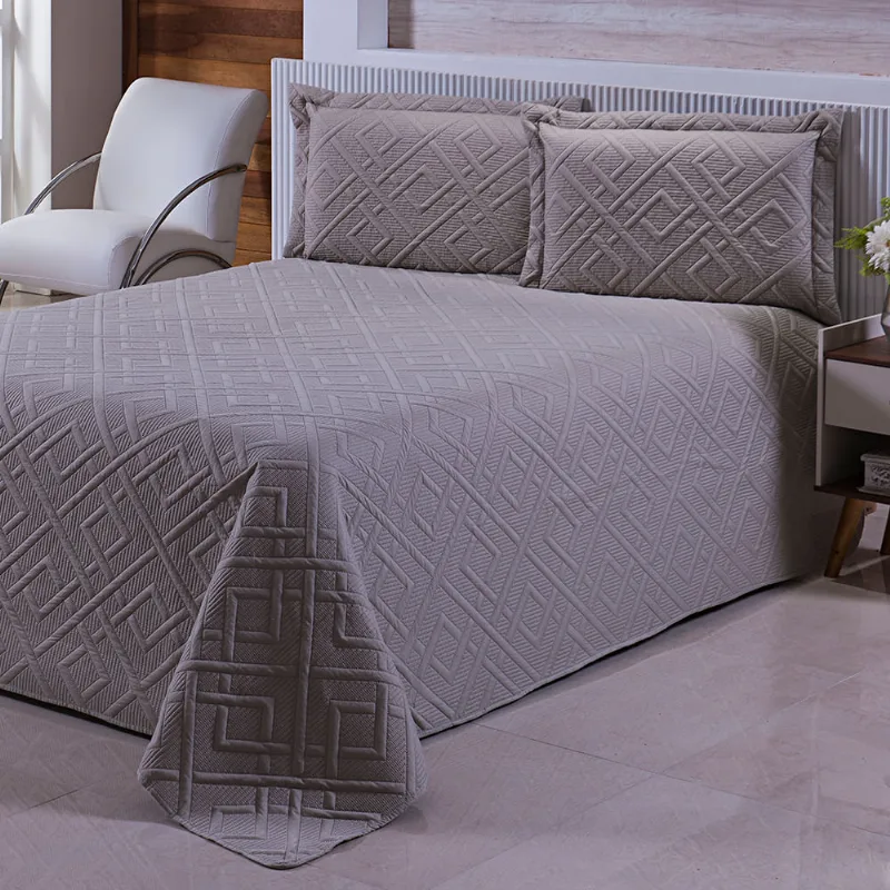 COLCHA ULTRASSONICA MONT BLANC KING 2,80X2,60 KAKI