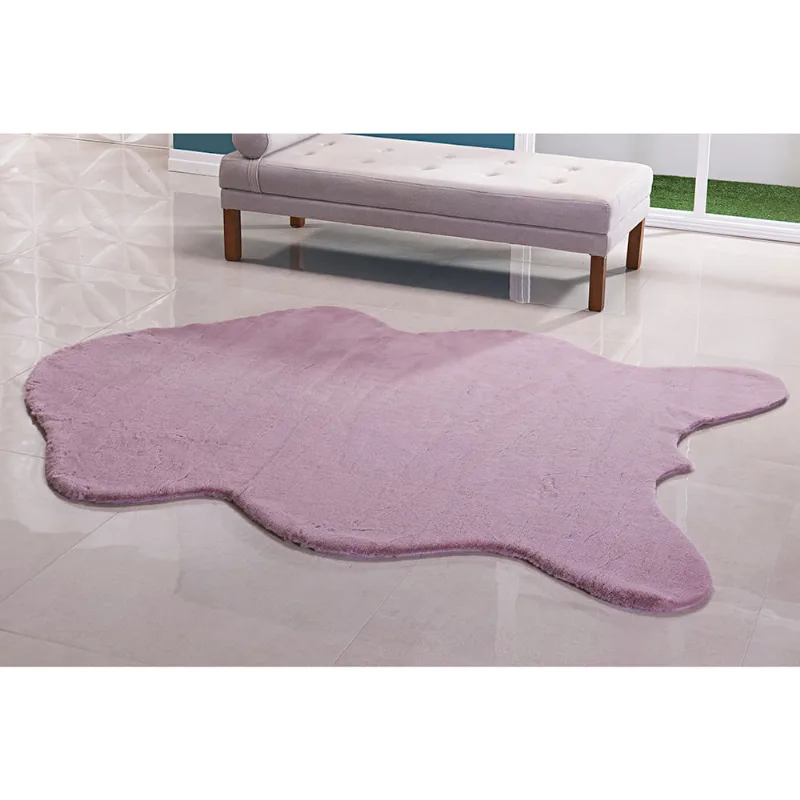 TAPETE PELE BORREGO 1,50 X 2,00 ROSE