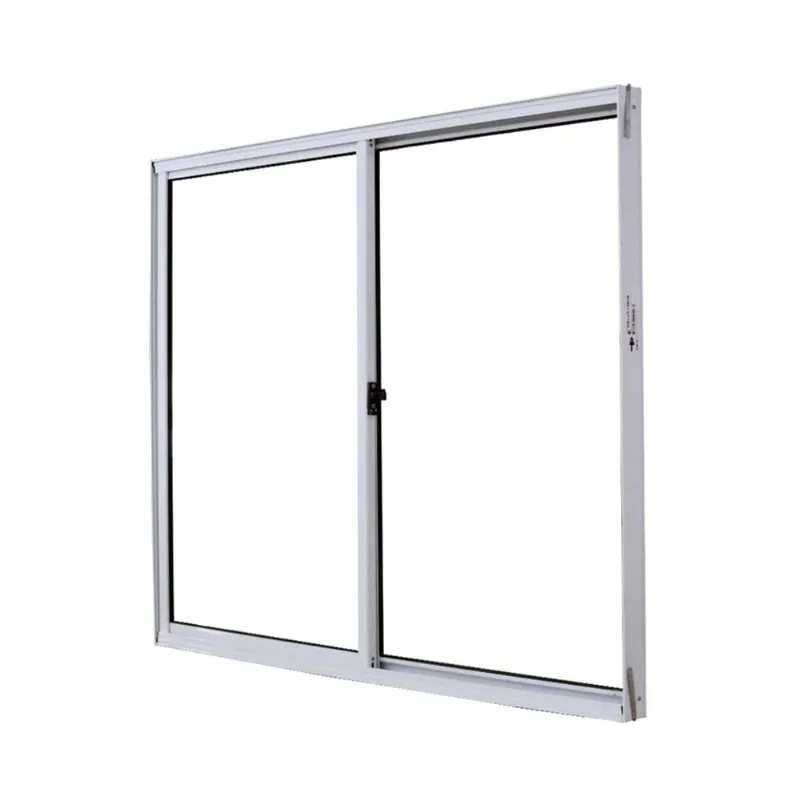 Janela de Correr 2 Folhas de Vidro Liso Fênix Branco 100X100CM - MGM