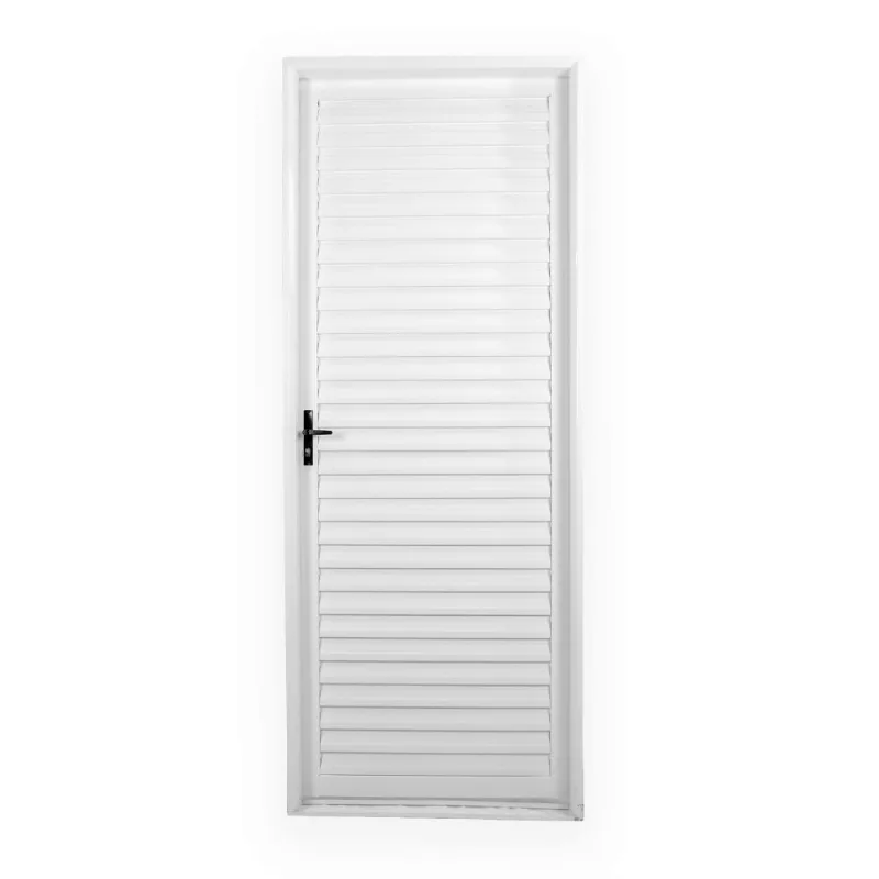 Porta Laminada Giro Aço Branco 215x65cm RQ120 MGM Porta Giro Laminada Direita 215X65 Rq210 Branco