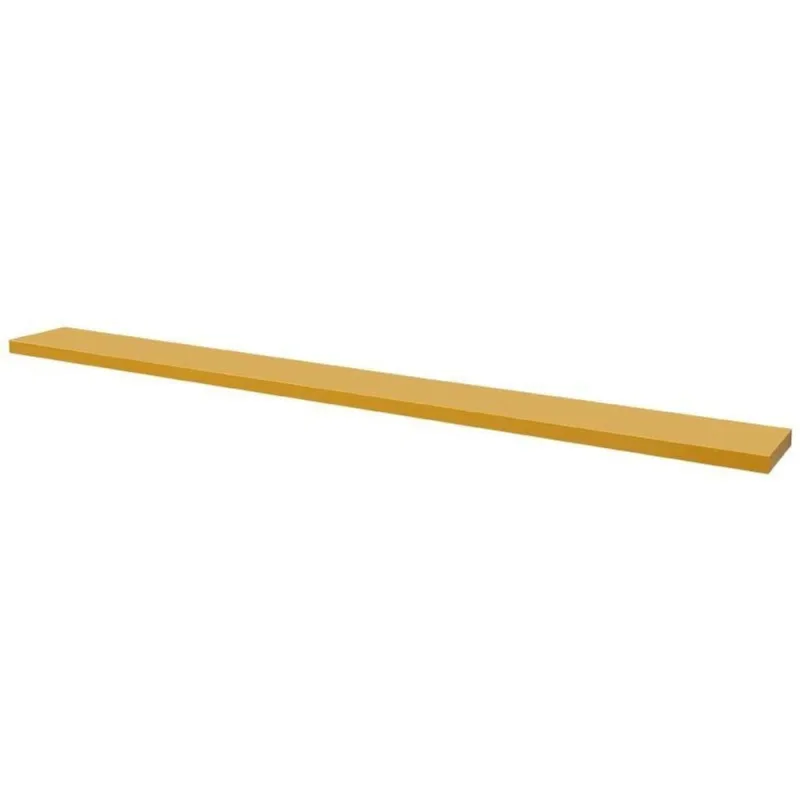 Prateleira Crie Fácil 80X10CM MDP Suporte Invisível Organizador Sala Amarelo Mercado das Prateleiras - OUTRAS - Agro