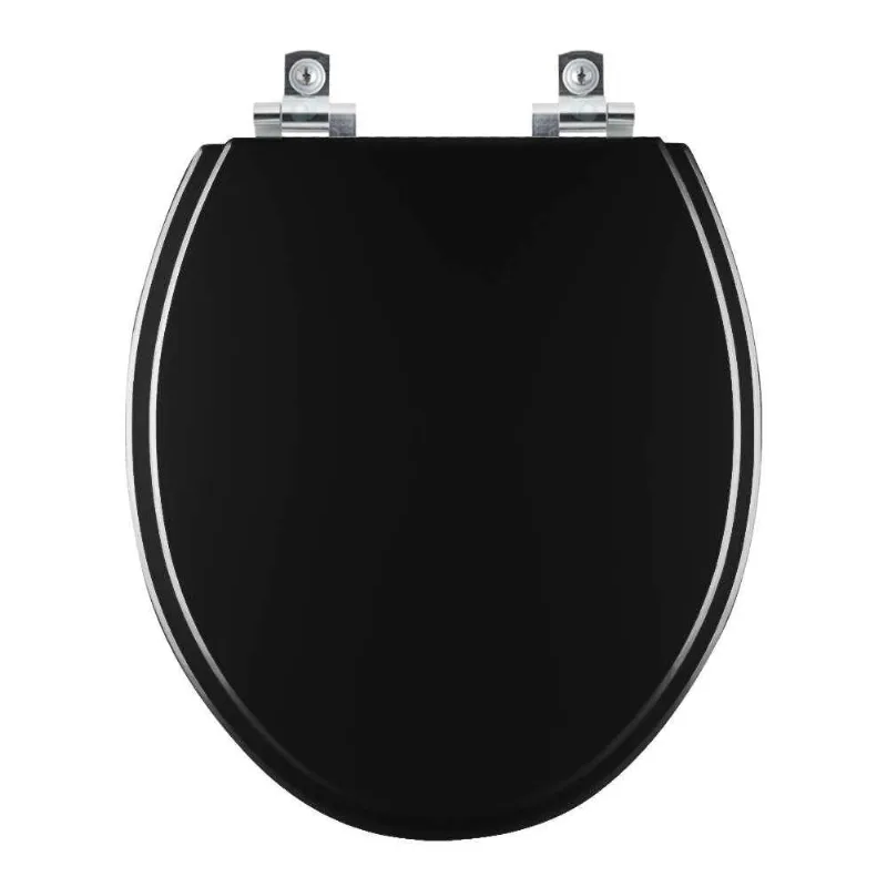 Assento Sanitário Com Fechamento Lento Dream Ébano (preto) Para Vaso Deca