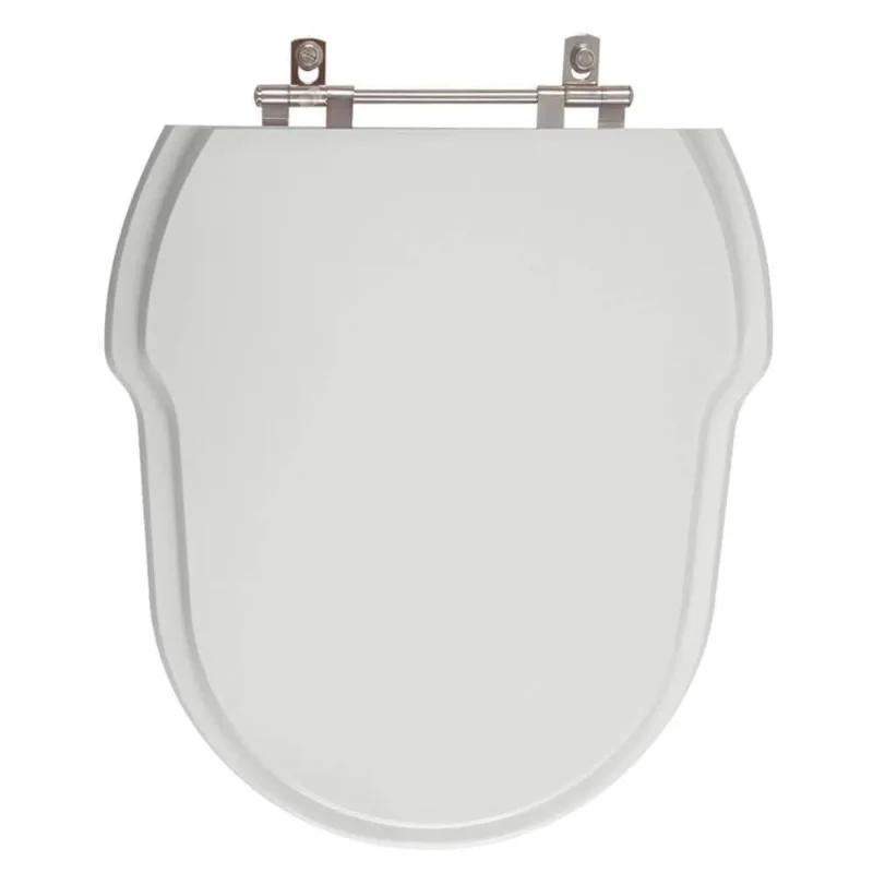 Tampa De Vaso Poliester Hampton Cinza Claro Para Bacia Incepa 6lpf