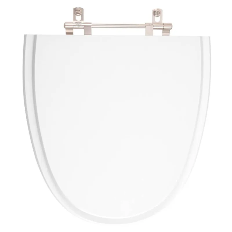 Tampa De Vaso Poliester Aloha Branco Para Bacia Celite