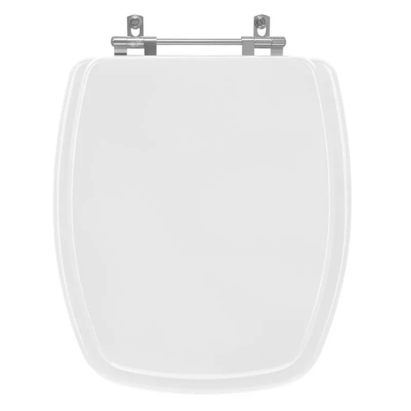 Assento Sanitário Em Mdf Stylus Branco Para Bacia Celite