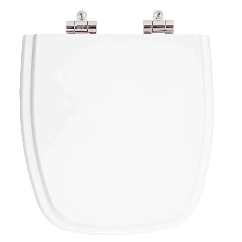 Tampa De Vaso Poliester Com Amortecedor Versato Branco Para Bacia Celite