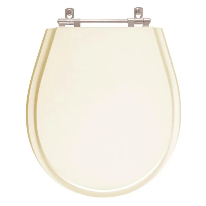 Assento Para Vaso Sanitário Eternit Aries Bege Claro Em Resina