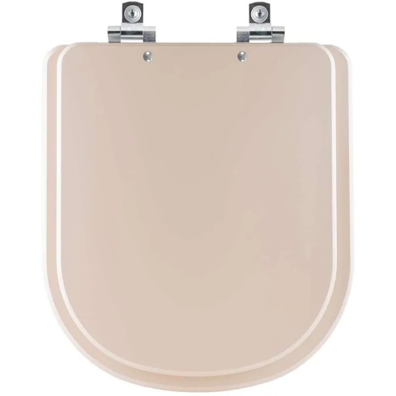 Assento Sanitário Com Amortecedor Vogue Plus Amendoa Para Vaso Deca
