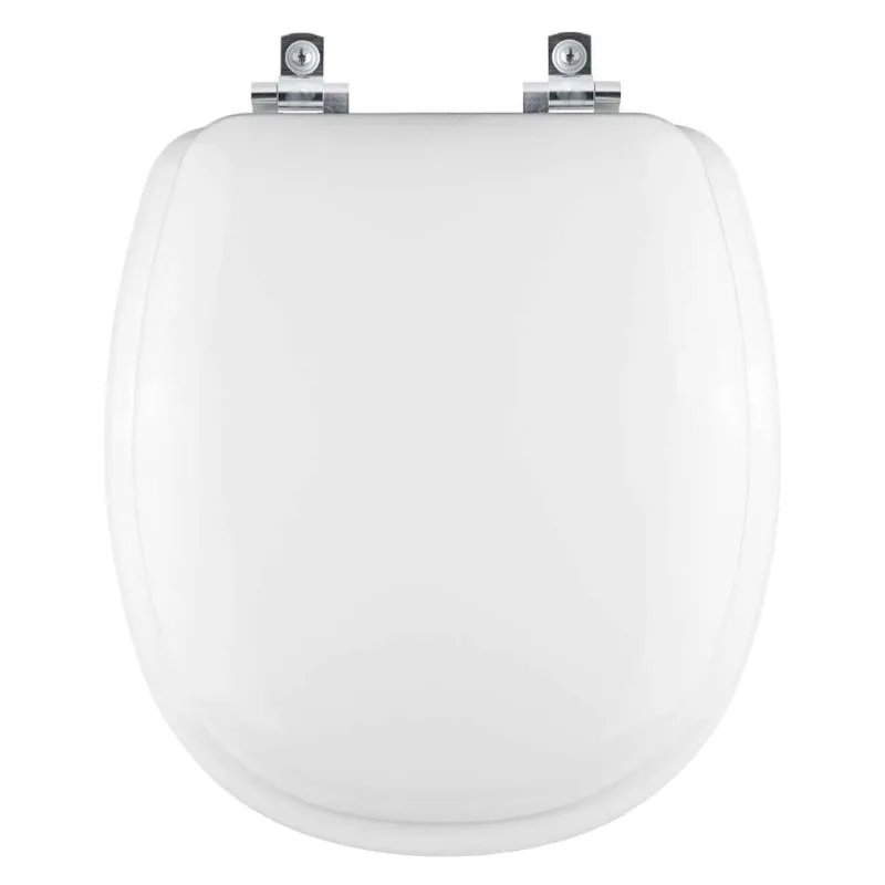 Tampa De Vaso Almofadado Soft Close Aspen Branco Para Bacia Deca