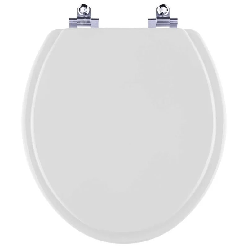 Assento Sanitário Laqueado Soft Close Azalea Cinza Prata (cinza Claro) Para Vaso Celite