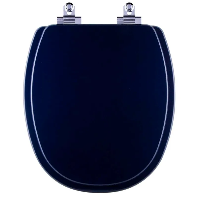 Assento Sanitário Laqueado Soft Close Ascot Cobalto (azul Escuro) Para Vaso Ideal Standard