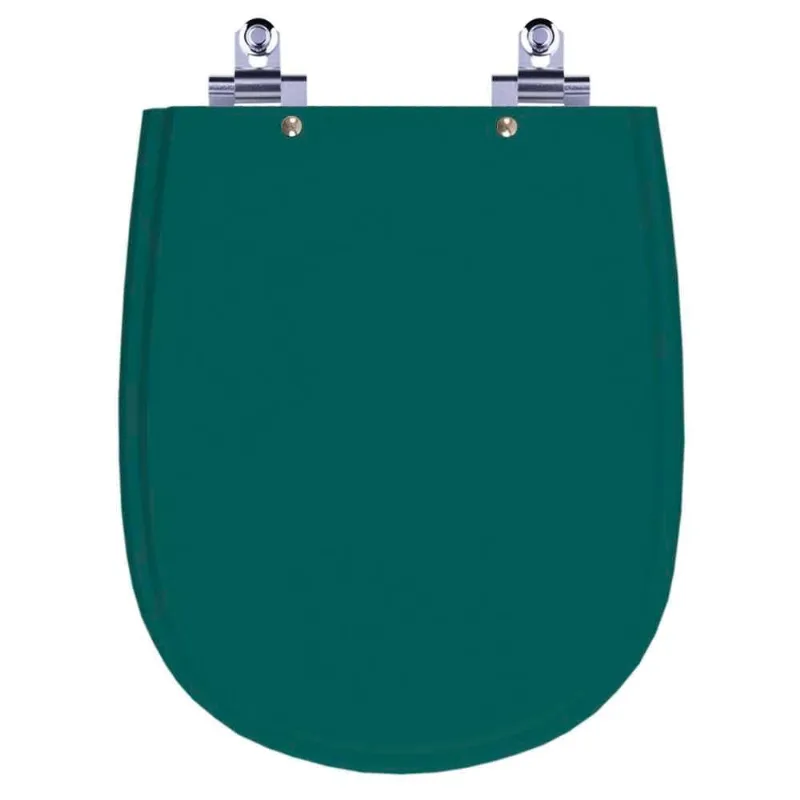Assento Sanitário Laqueado Soft Close Paris Verde Amazonia (verde Escuro) Para Vaso Ideal Standard