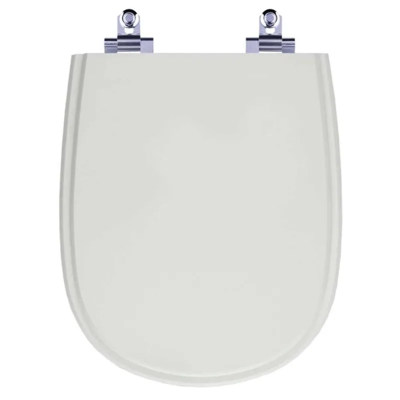 Assento Sanitário Laqueado Soft Close Paris Sterling Silver (cinza Claro) Para Vaso Ideal Standard