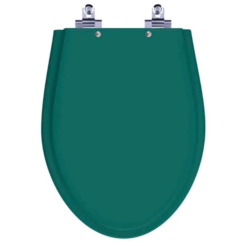 Assento Sanitário Laqueado Soft Close Victoria Verde Amazonia (verde Escuro) Para Vaso Ideal Standard