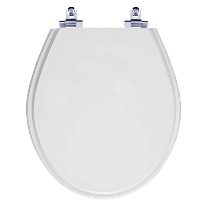 Assento Sanitário Laqueado Soft Close Ravena Cinza Real (cinza Claro) Para Vaso Deca