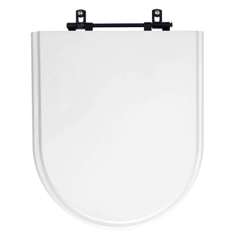 Tampa De Vaso Poliester Carrara Preto (ebano) Para Vaso Deca Com Ferragem Preta - OUTRAS - Artesanato
