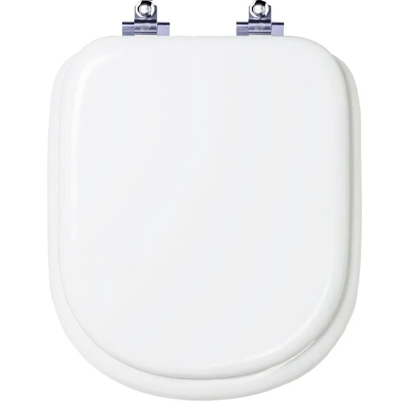Tampa De Vaso Almofadado Com Amortecedor Flox Branco Para Bacia Fiori